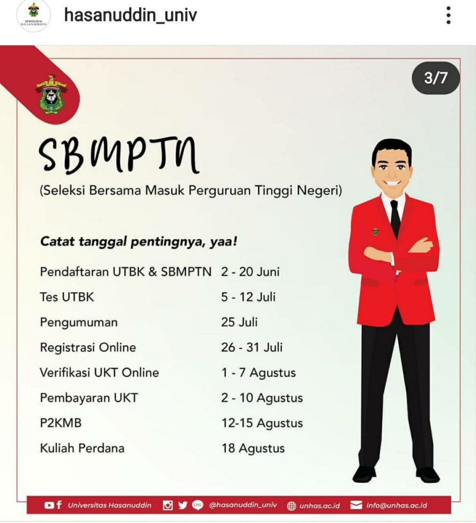 SBMPTN Schedule